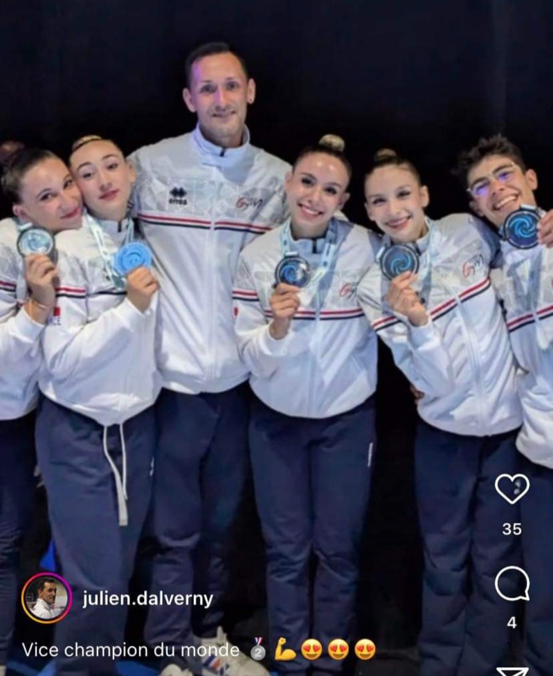 HISTORIQUE : Inès et Cléa remportent l'argent en groupe junior aux championnats du monde!!