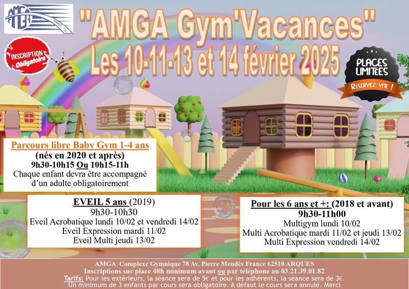 Le retour de la Gym'Vacances en Février à l'AMGA