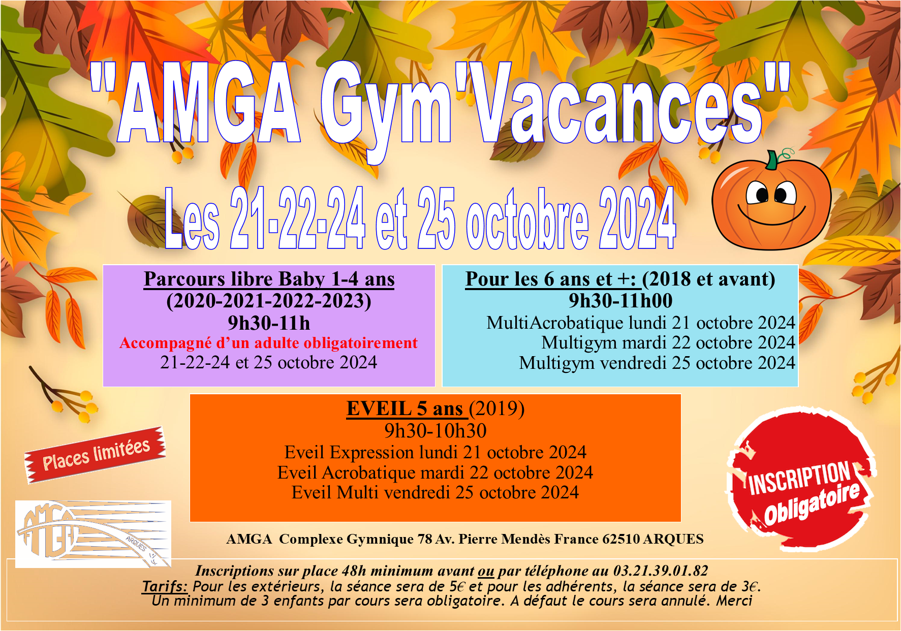 TOUSSAINT: AMGA GYM'VACANCES