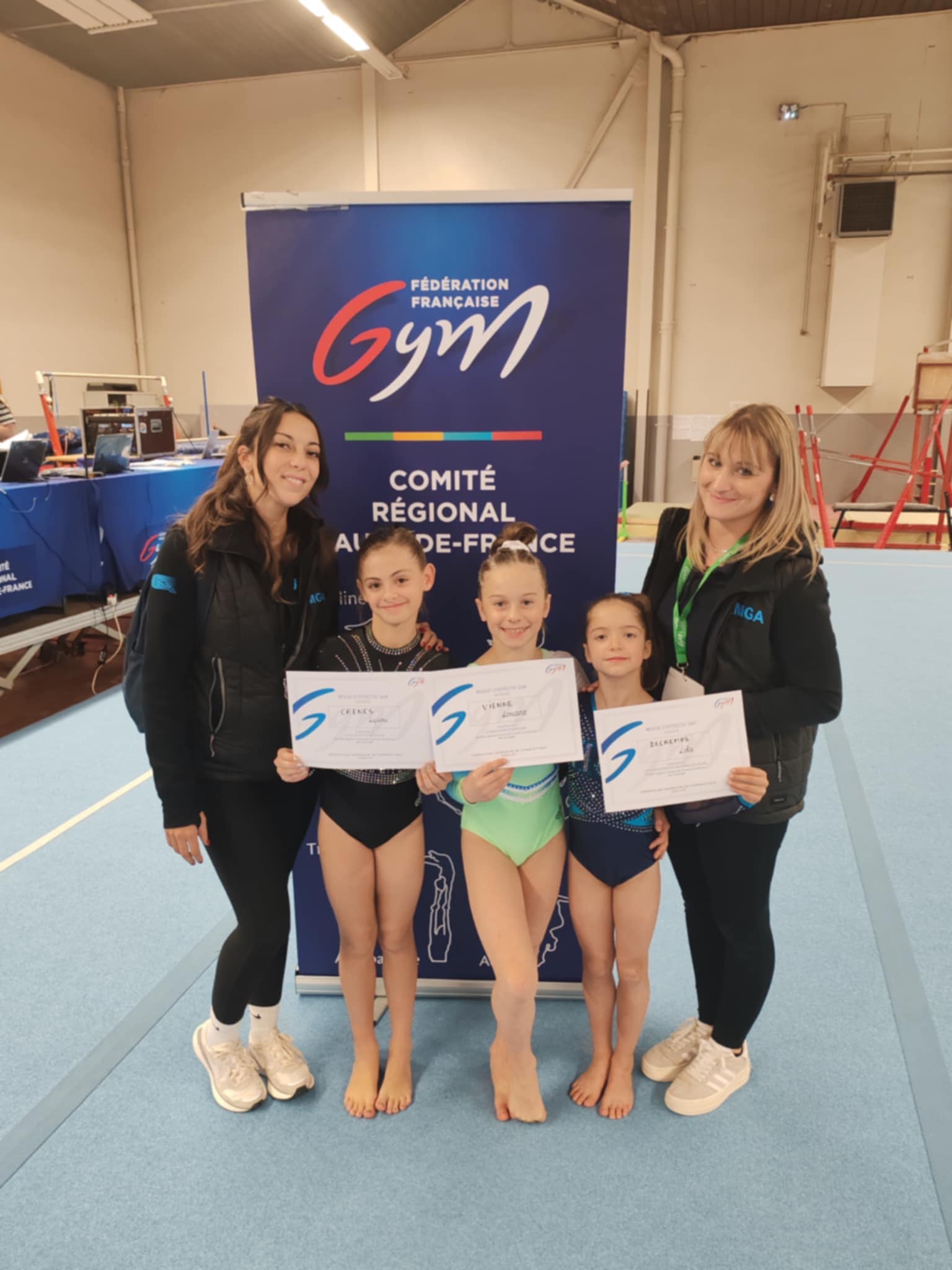 AMGA: Résultats de la revue d'effectif régionale des jeunes et avenirs de Gymnastique Artistique Féminine