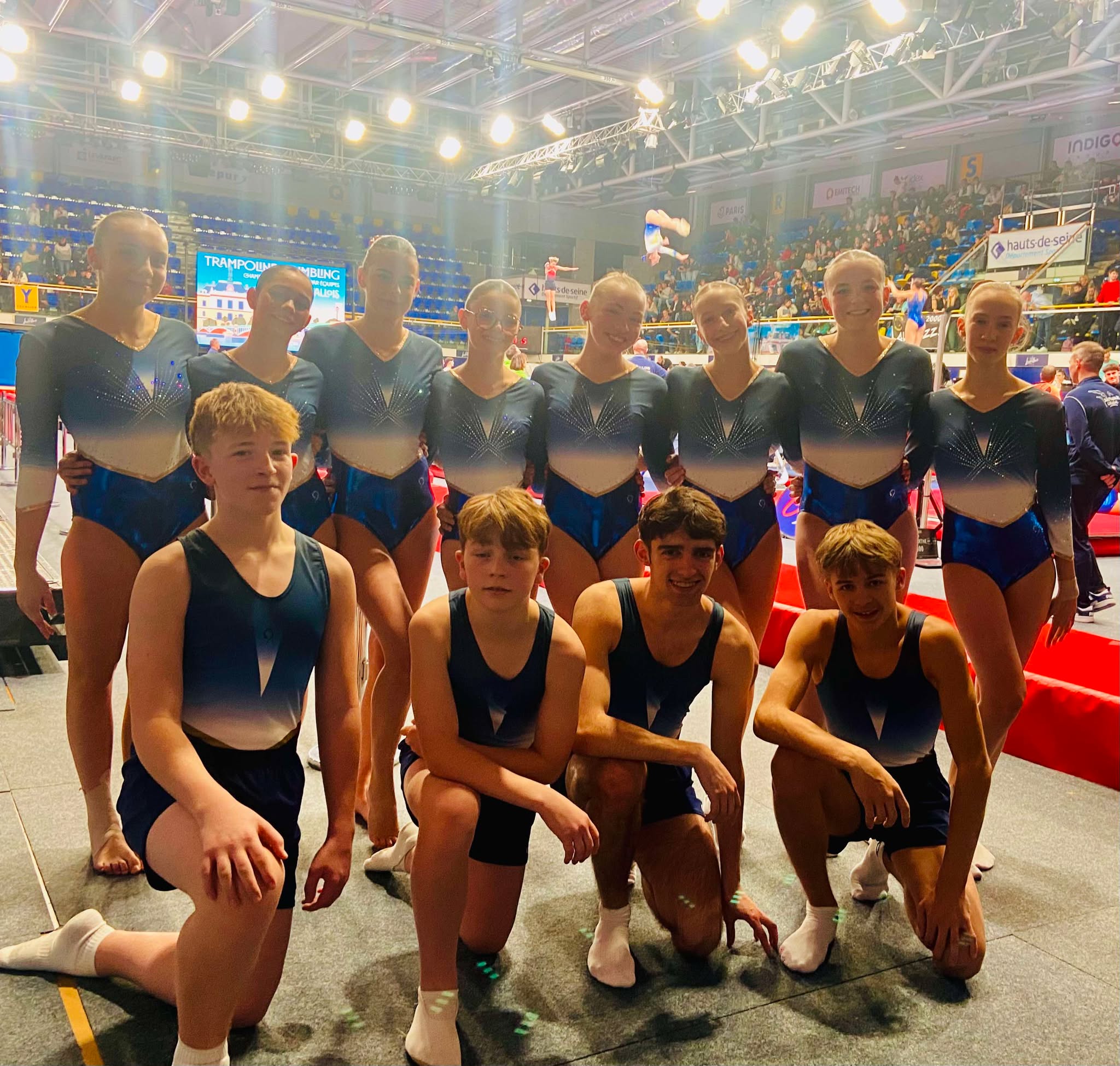 TRAMPOLINE – TUMBLING :  CHAMPIONNATS DE FRANCE PAR EQUIPE 3 EQUIPES – 3 FINALES – 2 PODIUMS