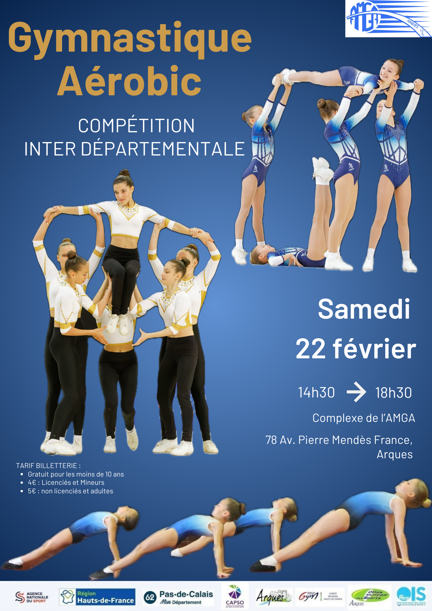 Prochaine Manifestation: Finales Interdépartementales de Gymnastique Aérobic 22 février 2025