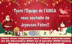 🎅🎊Toute l'Equipe de l'AMGA vous souhaite de Joyeuses Fêtes de fin d'année!!!!🎊🎅