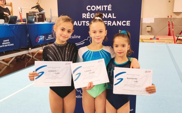 AMGA: Résultats de la revue d'effectif régionale des jeunes et avenirs de Gymnastique Artistique Féminine