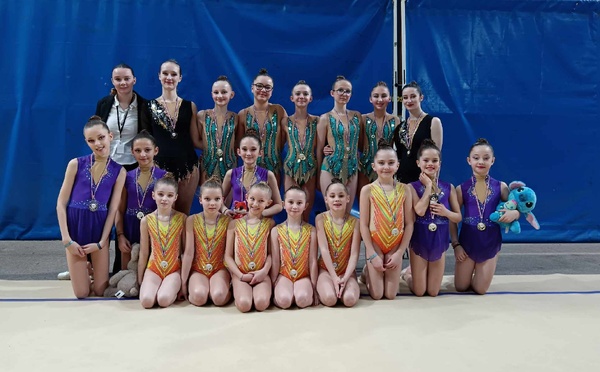 Début de saison pour les Ensembles de la Gymnastique Rythmique de l'AMGA